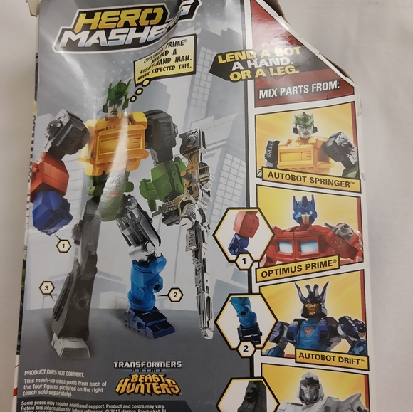 Transformers Hero Mashers SPRINGER w *BOX DAMAGE* - Picture 8 of 10